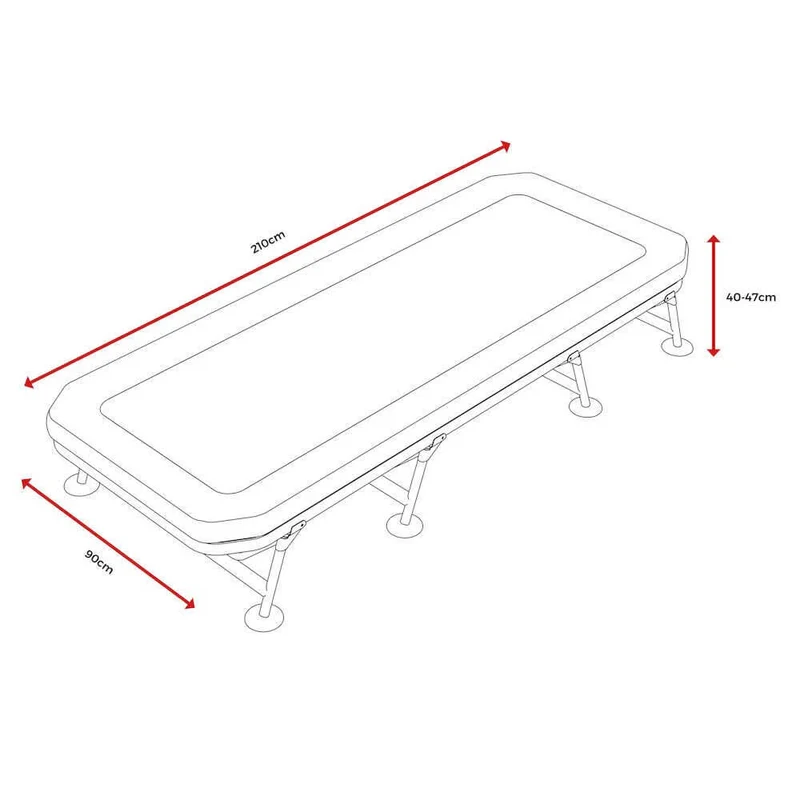 Bed Chair Avid Carp X Revolve 8 Feet