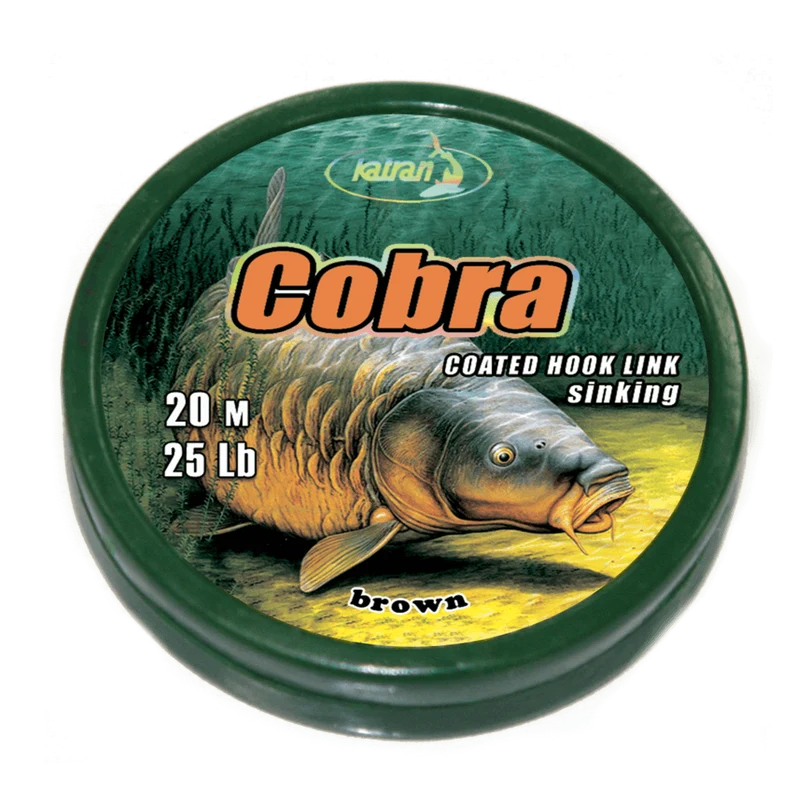 Tresse Katran Coated Hooklink Cobra 25 lb 20 m