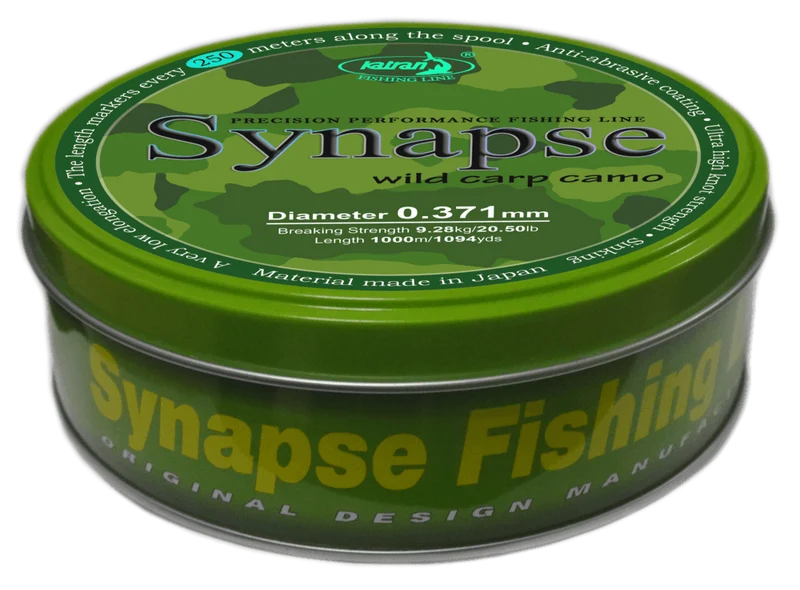Nylon Katran Synapse Wild Carp Camo 0,37 mm 1000 m