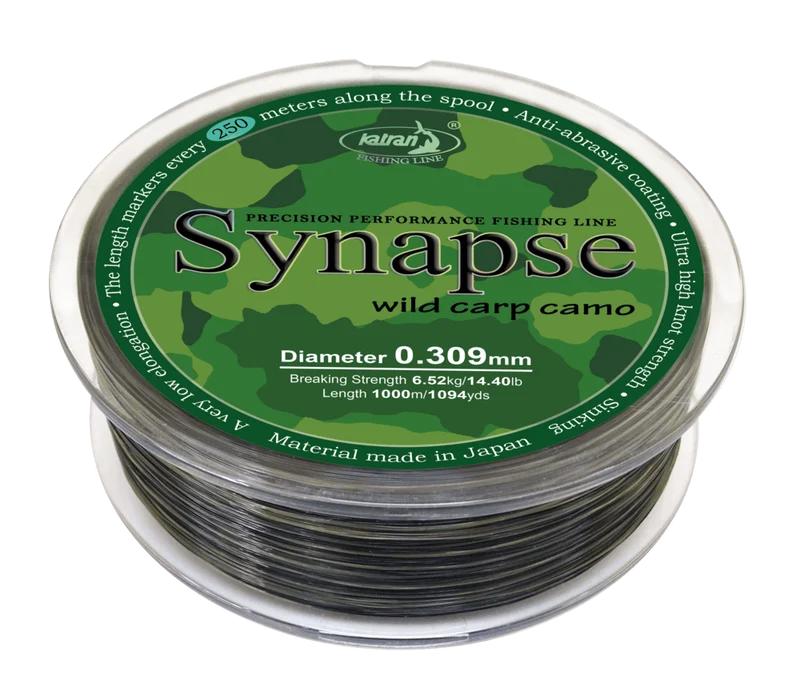 Nylon Katran Synapse Wild Carp Camo 0,30 mm 1000 m