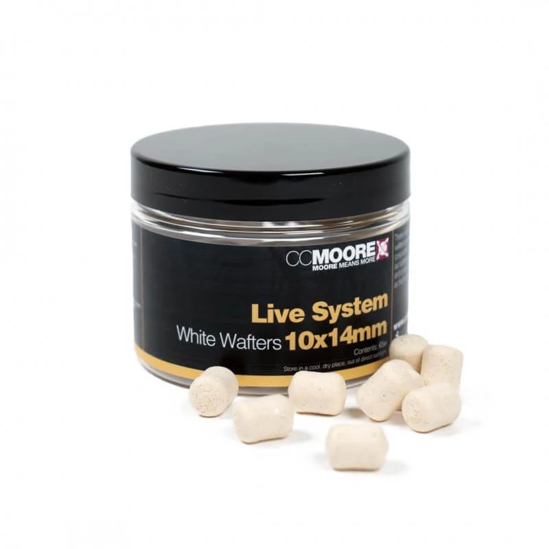 Wafters Dumbells Ccmoore Live System Blanc 10-14 mm