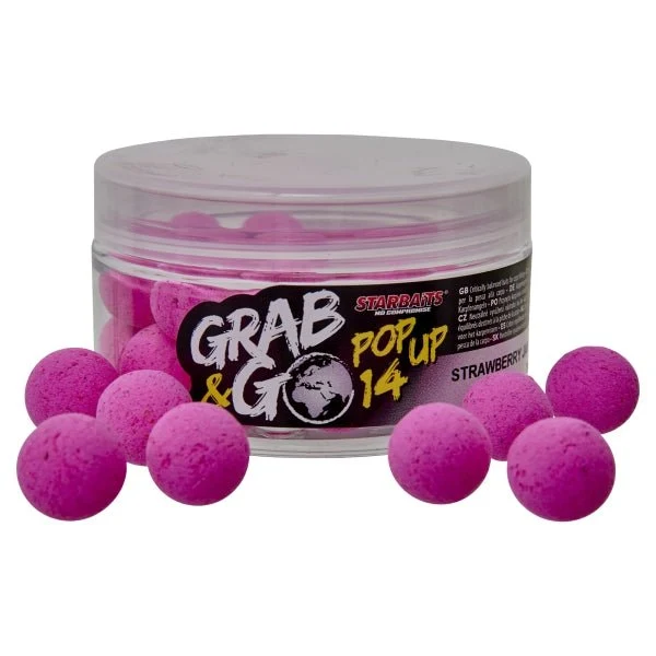 Pop Ups Starbaits Grab Go Strawberry Jam 14 mm