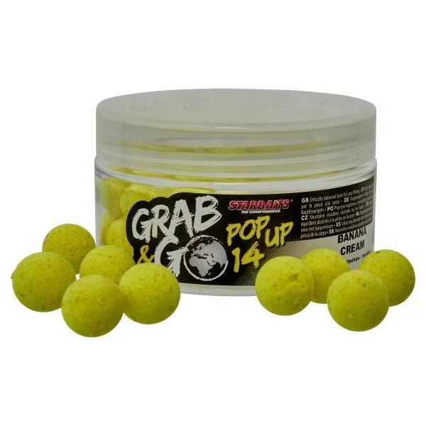 Pop Ups Starbaits Grab Go Banana Cream 14 mm 20 g