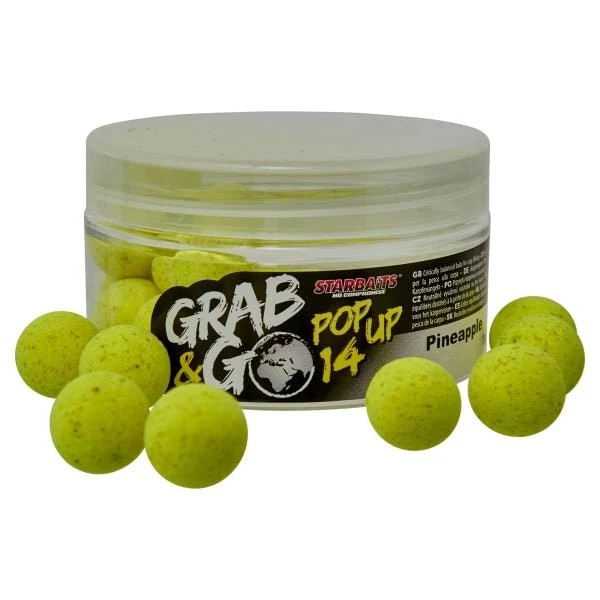 Pop Ups Starbaits Grab Go Ananas 14 mm 20 g