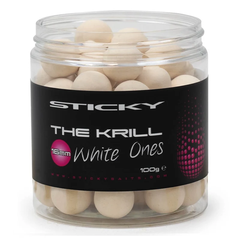 Pop Ups Sticky Krill White 16 mm