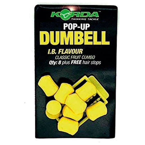 Dumbell flottants jaunes Korda I.B. fruit