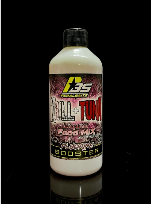 Trempage Booster Fluorine Peralbaits Krill Tuna 500 ml