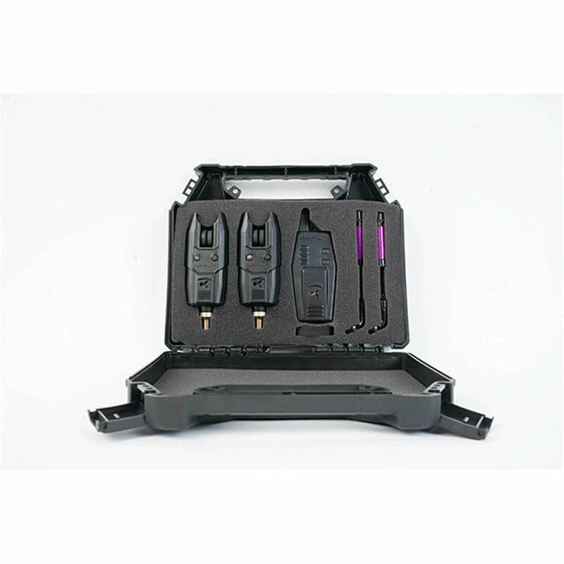 Coffret Détecteurs 2+1 Korum KBI-R 2 + 2 tendeurs