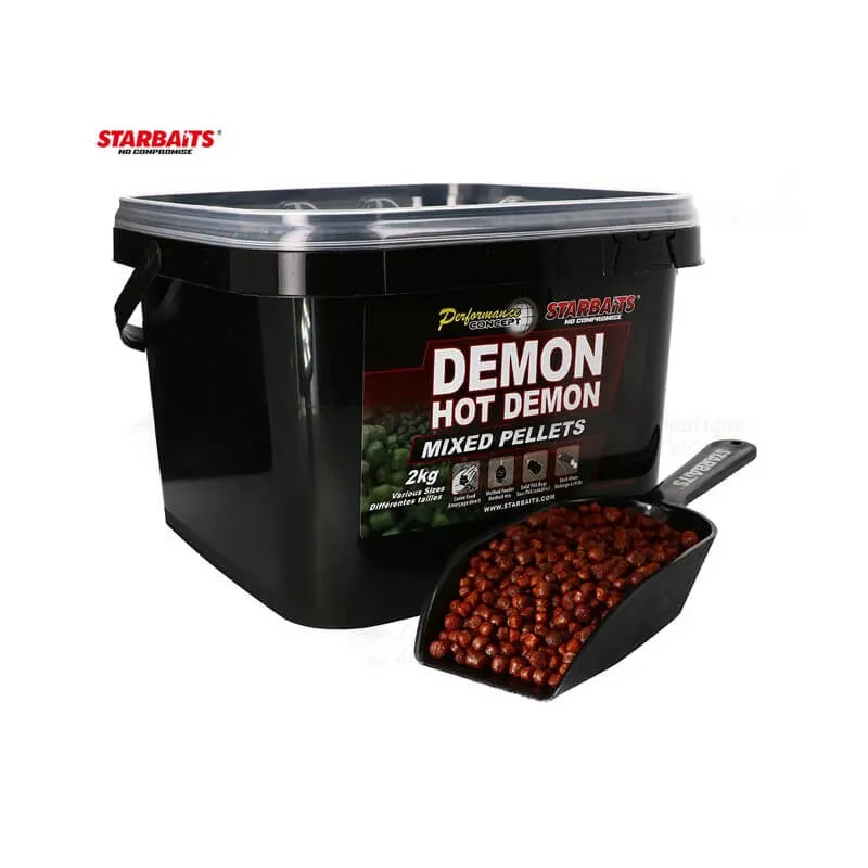 Mix de pellets Starbaits Hot Demon 2 kg