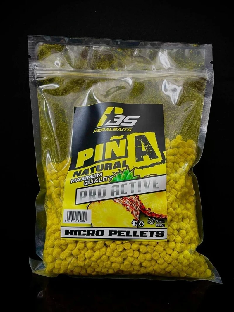 Micro Pellets Peralbaits Ananas Naturel 7 mm