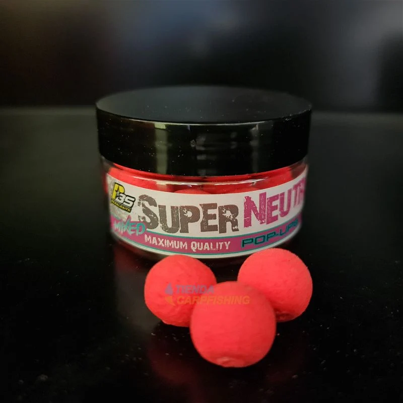 Pop ups Peralbaits Super Neutre Orange Fluo 15 mm
