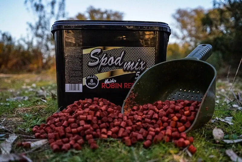 Cube Pellets Spod Mix Pro Elite Baits Gold Robin Red 8mm 5kg