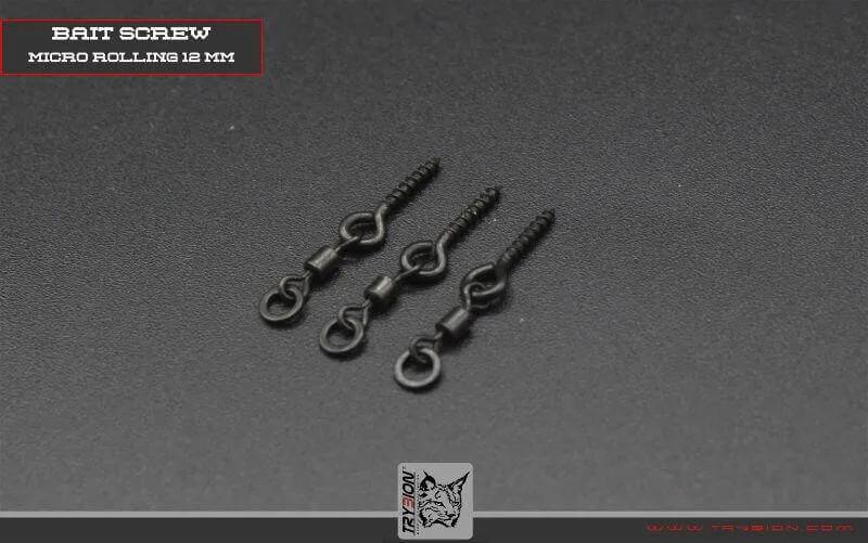 Bait Screw avec micro anneau Trybion 8 mm