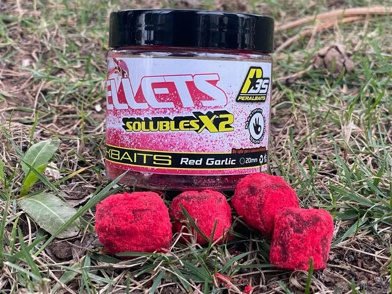Hook Baits Pellets Peralbaits Red Garlic 20mm
