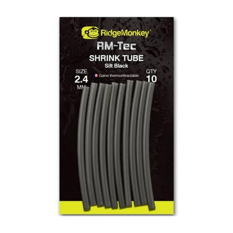 Gaine thermorétractable Ridge Monkey Noir 2,4 mm