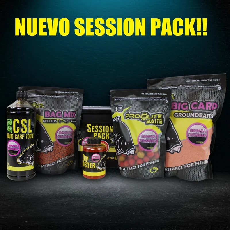 Session Pack Pro Elite Baits Banana Strawberry