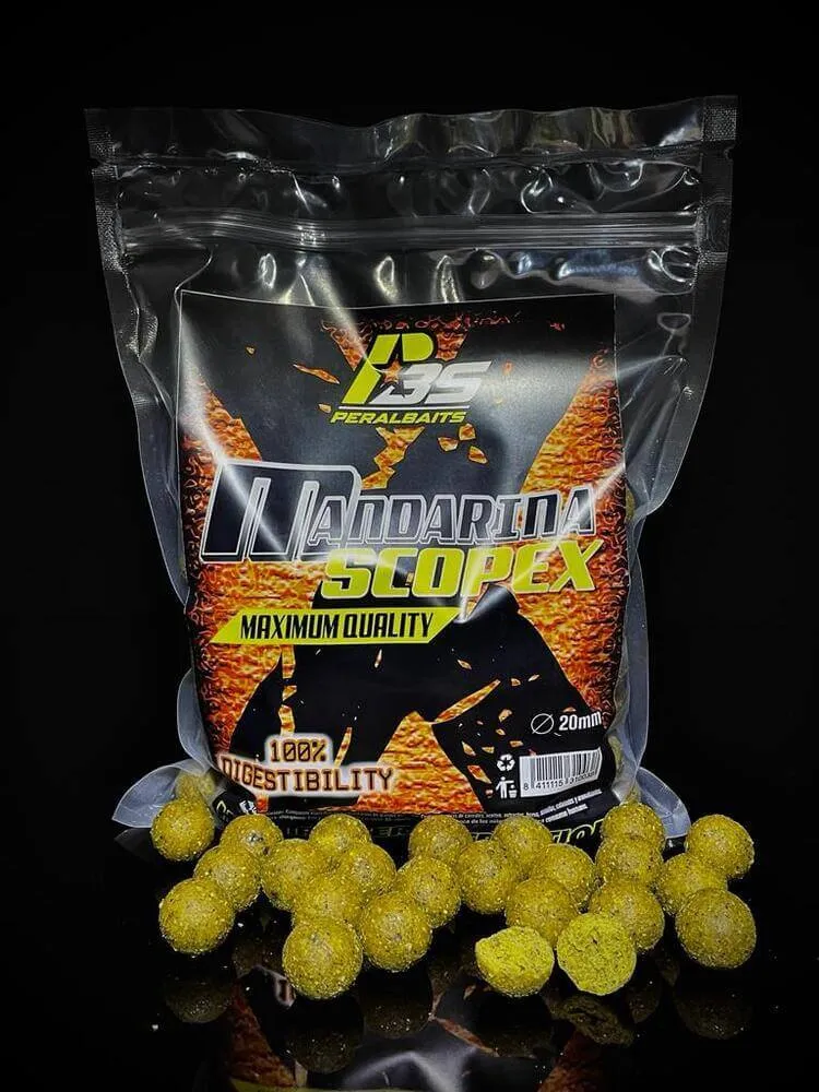 Bouillette Peralbaits Mandarin Scopex 20 mm