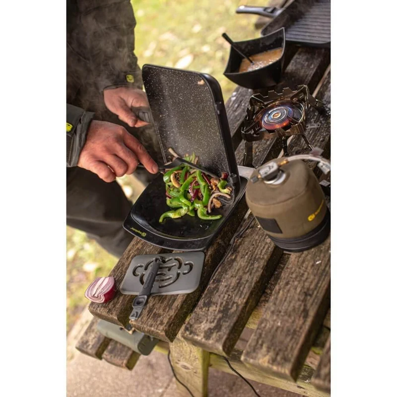 Poêle Ridge Monkey Pan-Griddle Connect Granite XXL