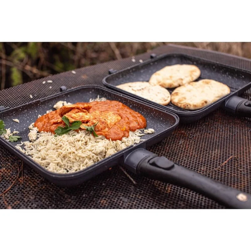 Poêle Ridge Monkey Pan-Griddle Connect Granite XXL