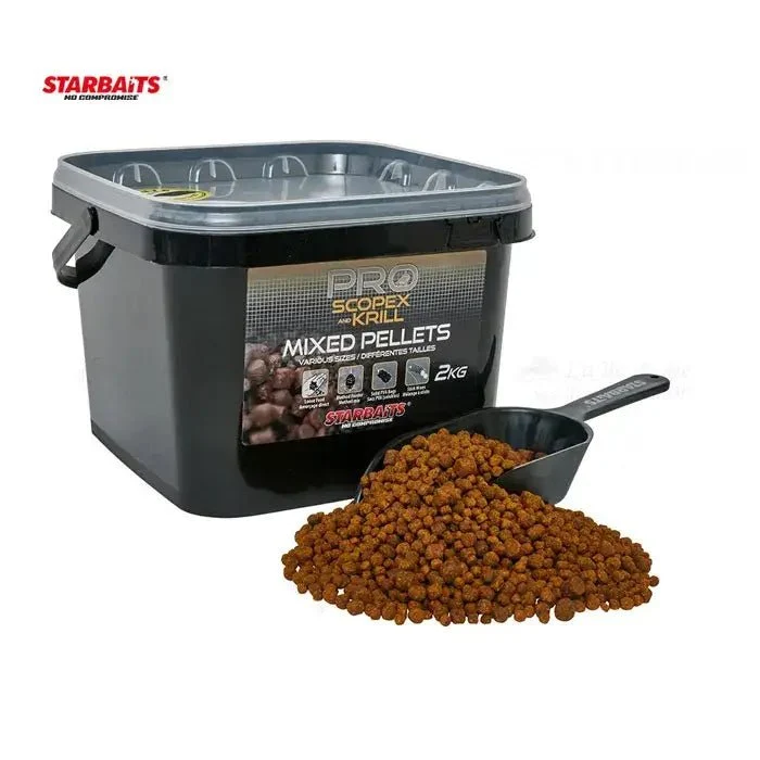 Mix de pellets Starbaits Probiotic Scopex Krill 4-6 mm
