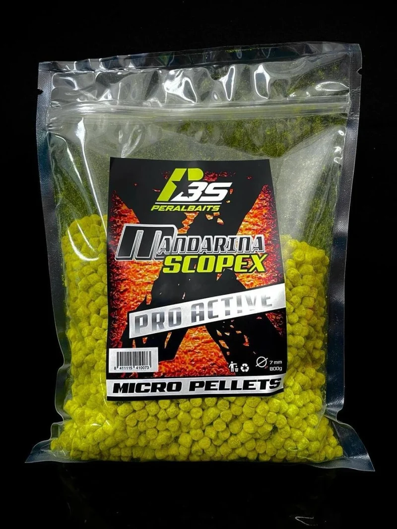 Micro Pellets Peralbaits Mandarine Scopex 7mm