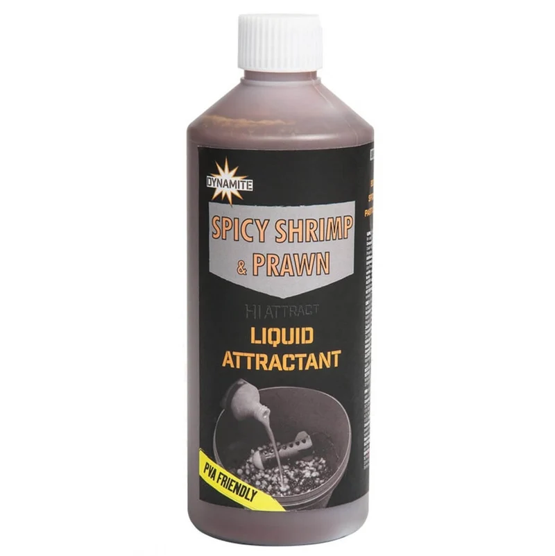 Liquide Dynamite Baits Big Fish Spicy Shrimp Prawn 500 ml