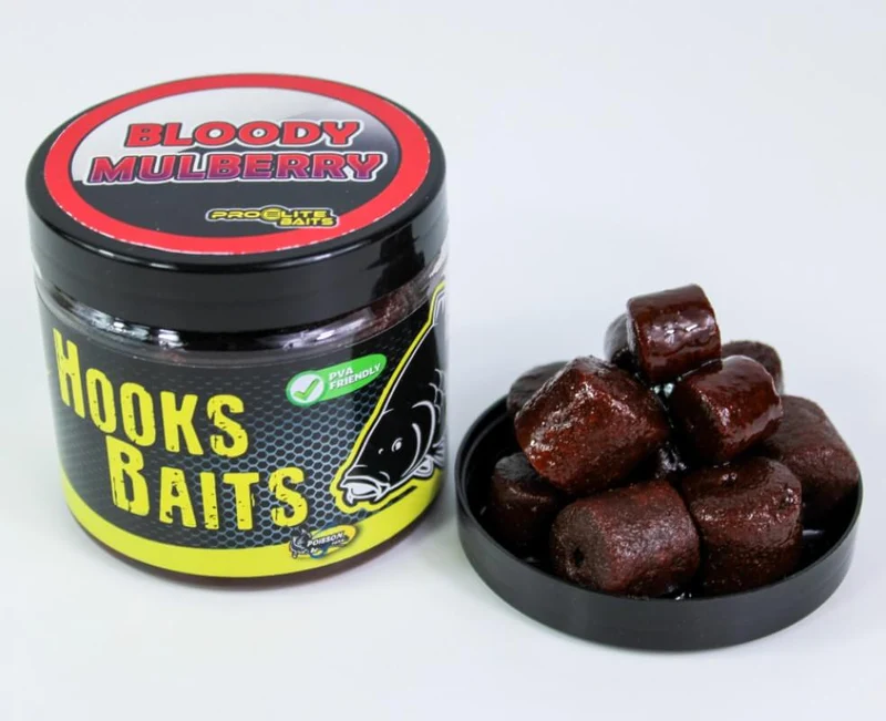 Hook Pellets avec du liquide Pro Elite Baits Bloody Mulberry 14-20mm