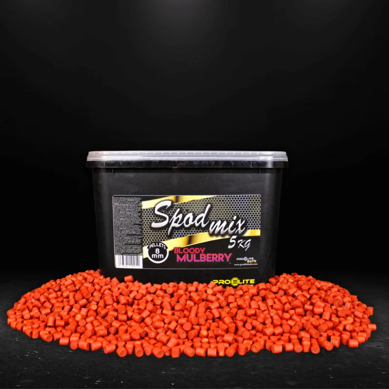 Cube Pellets Spod Mix Pro Elite Baits Gold Bloody Mulberry 8mm 5kg
