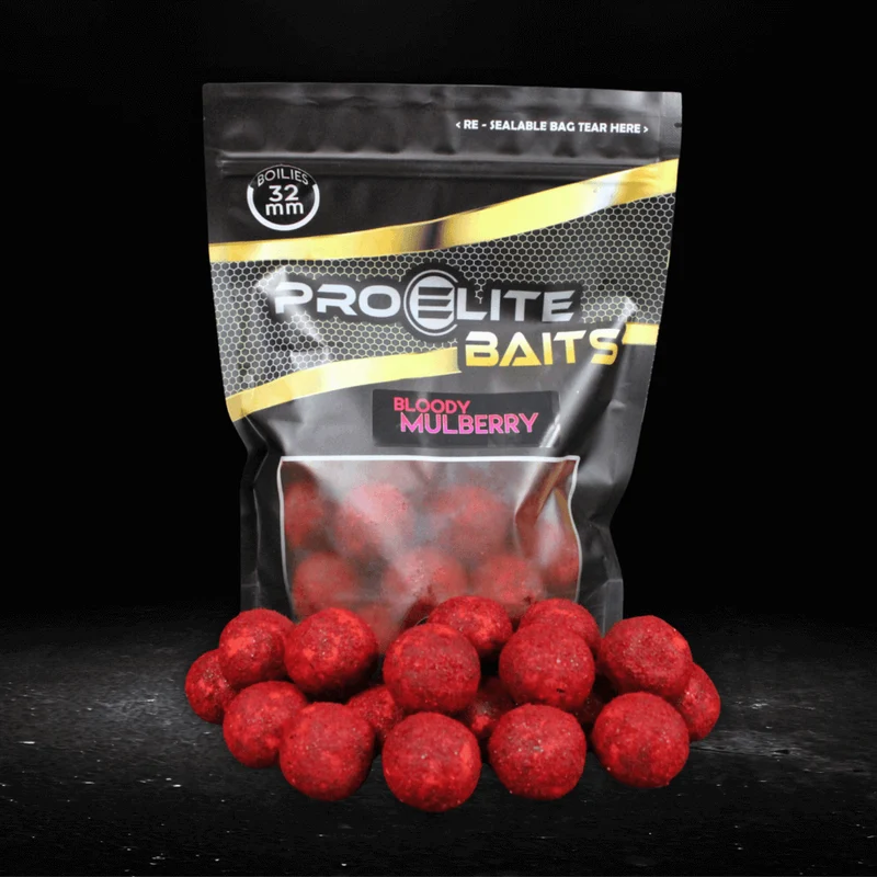 Bouillette Pro Elite Baits Gold Bloody Mulberry 32 mm