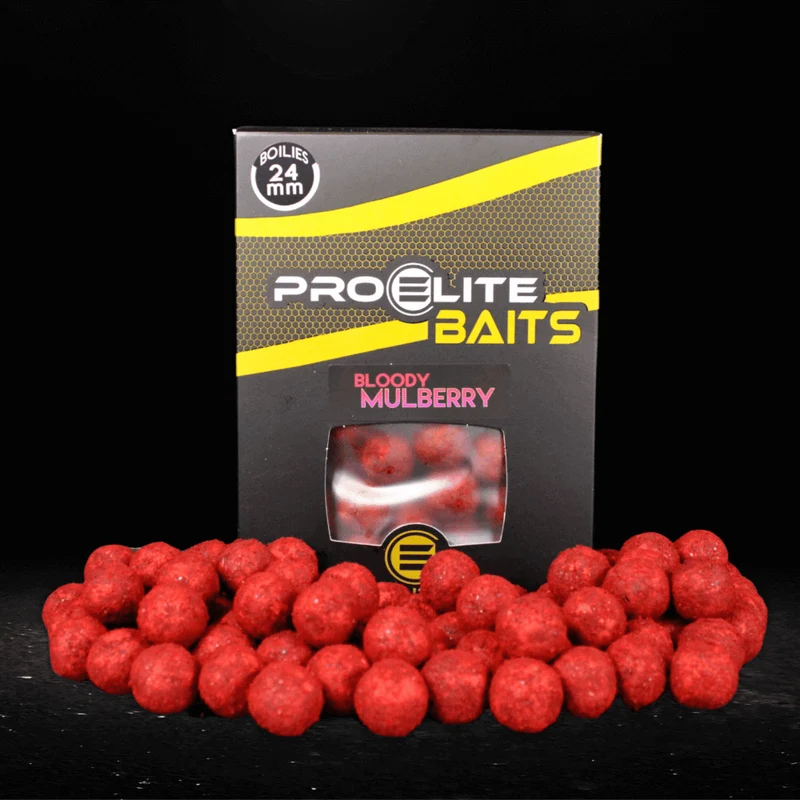 Bouillette Pro Elite Baits Gold Bloody Mulberry 24 mm