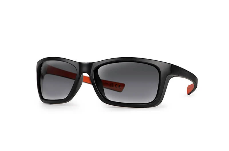 Lunettes Polarisantes Fox Wraps Noir/Orange