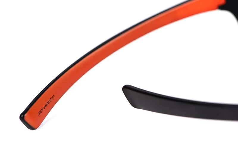 Lunettes Polarisantes Fox Wraps Noir/Orange