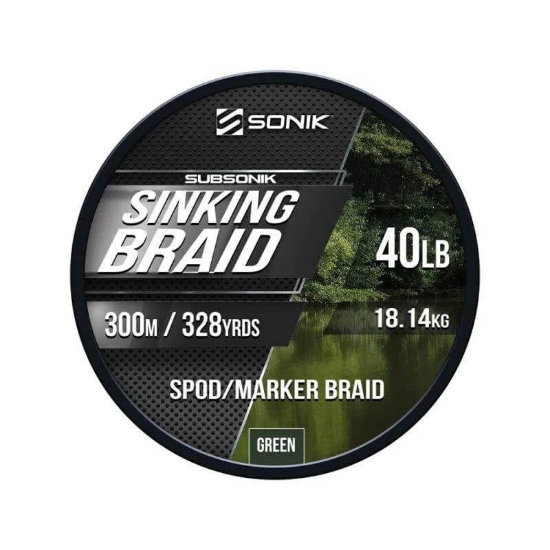 Tresse Sonik Subsonik Sinking 0,20 mm 300 m