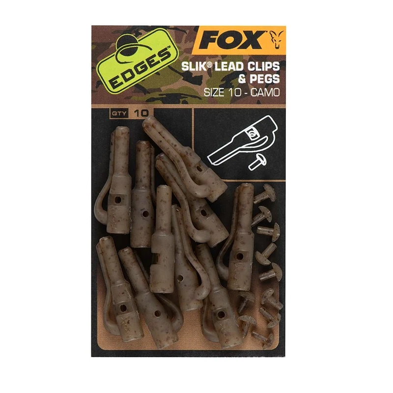 Clip Plomb avec bouchon Fox Camo 10