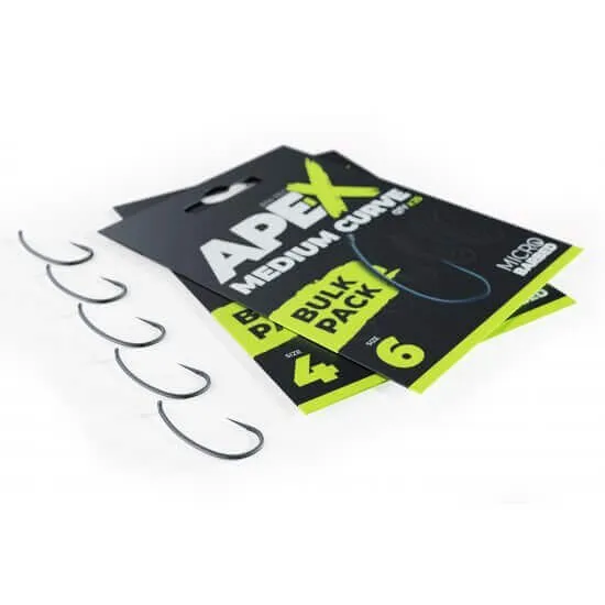 Hameçons Ridge Monkey Ape-X Medium Curve Bulk Pack
