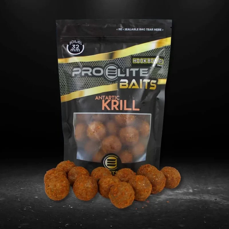 Bouillette Pro Elite Baits Gold Antartic Krill 32 mm