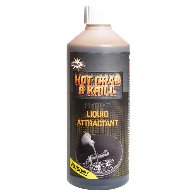 Liquide Dynamite Baits Hot Crab Krill 500 ml