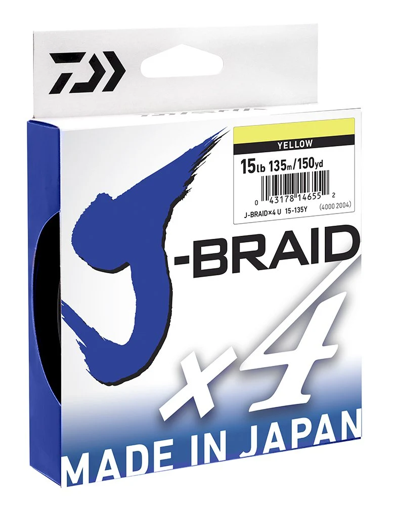 J-Braid 4 - Yellow Line