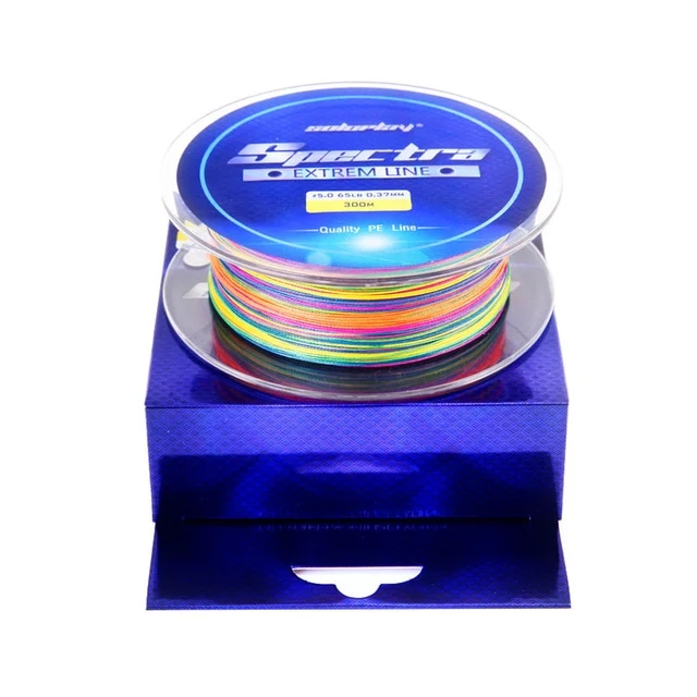 SOLOPLAY 300YDS Super Strong 8 Strands Weaves PE Braided Multi Color Multifilament 20lb-100lb Sea Carp Softwater Fishing Line
