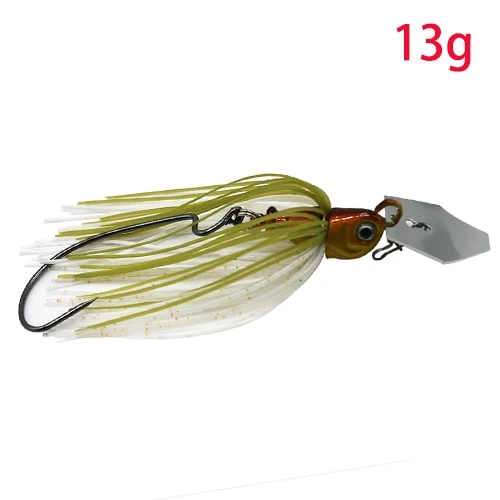 JonStar 13G/16G spinner bait fishing lure Buzzbait chatter bait wobbler isca artificial rubber skirt for bass pike walleye