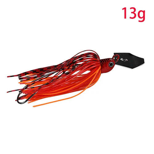 JonStar 13G/16G spinner bait fishing lure Buzzbait chatter bait wobbler isca artificial rubber skirt for bass pike walleye