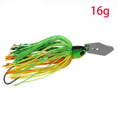 JonStar 13G/16G spinner bait fishing lure Buzzbait chatter bait wobbler isca artificial rubber skirt for bass pike walleye