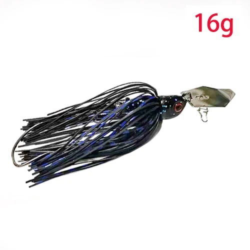 JonStar 13G/16G spinner bait fishing lure Buzzbait chatter bait wobbler isca artificial rubber skirt for bass pike walleye
