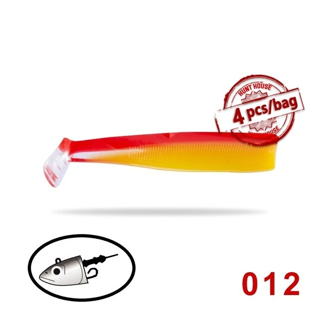 Hunthouse black minnow 25g 40g 60g 120g fishing lure soft pike lure leurre souple shad peche iscas artificiais silicone lure