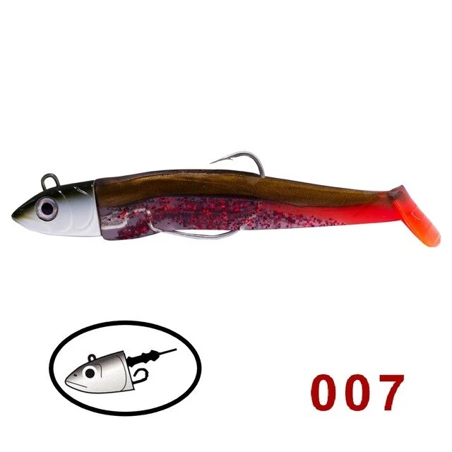 Hunthouse black minnow 25g 40g 60g 120g fishing lure soft pike lure leurre souple shad peche iscas artificiais silicone lure