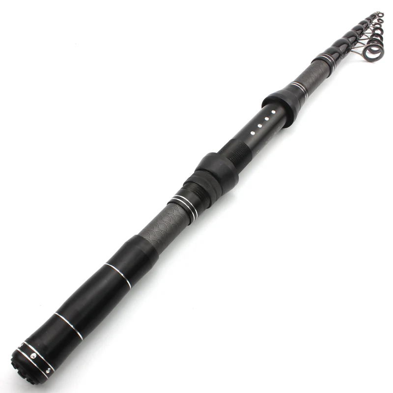 1.8m 2.1m 2.4m 2.7m 3.0m Carbon Fiber Telescopic Fishing Rod Portable Spinning Rod and Spinning Reels Multifunction set