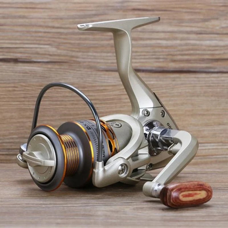 2019 New Fishing coil Wooden handshake 12+ 1BB Spinning Fishing Reel Professional Metal Left/Right Hand Fishing Reel Wheels