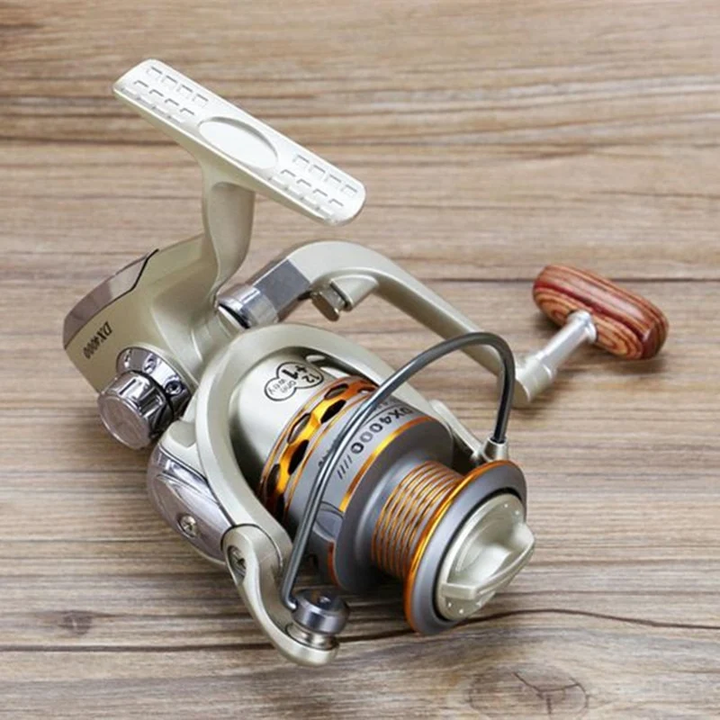 2019 New Fishing coil Wooden handshake 12+ 1BB Spinning Fishing Reel Professional Metal Left/Right Hand Fishing Reel Wheels