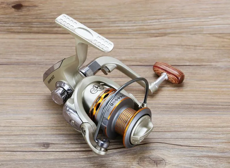 2019 New Fishing coil Wooden handshake 12+ 1BB Spinning Fishing Reel Professional Metal Left/Right Hand Fishing Reel Wheels