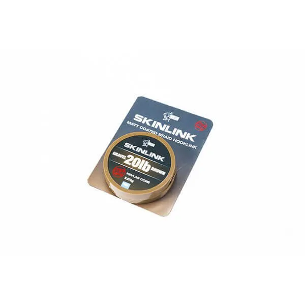 Tresse Skinlink Stiff Nash Marron 10 m